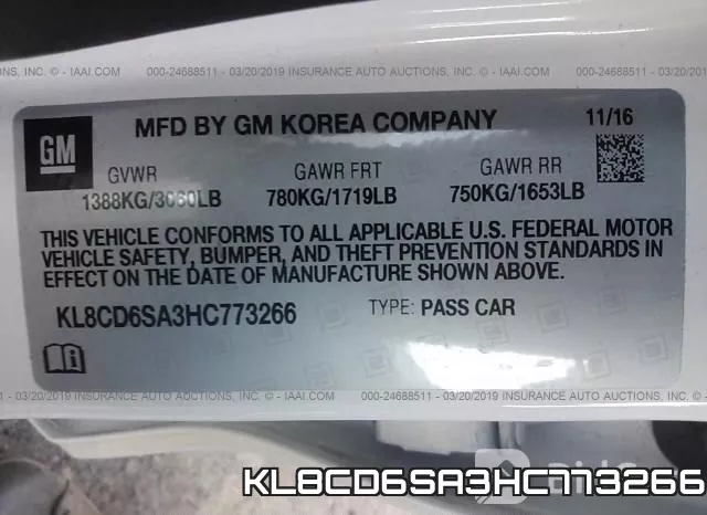 KL8CD6SA3HC773266 фото 10
