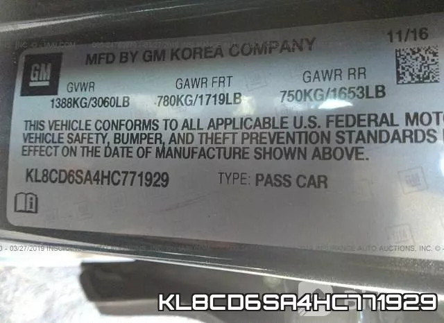 KL8CD6SA4HC771929 фото 10