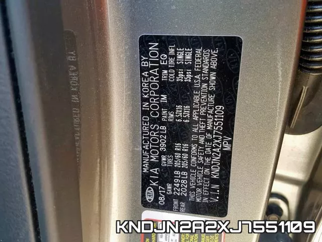 KNDJN2A2XJ7551109 фото 2