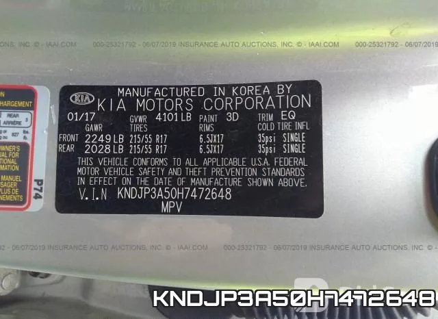 KNDJP3A50H7472648 фото 10