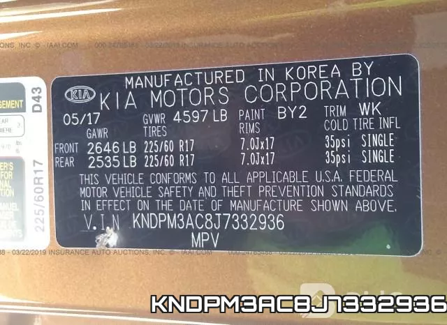 KNDPM3AC8J7332936 фото 10