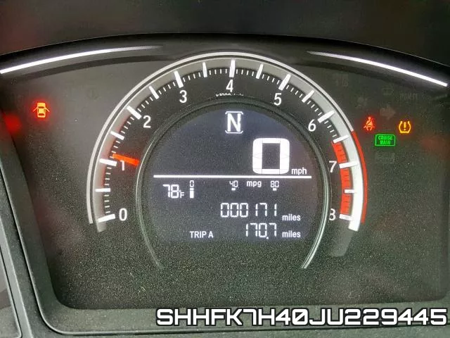 SHHFK7H40JU229445 фото 9
