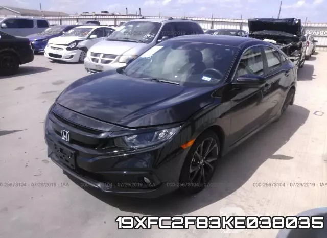19XFC2F83KE038035 фото 3