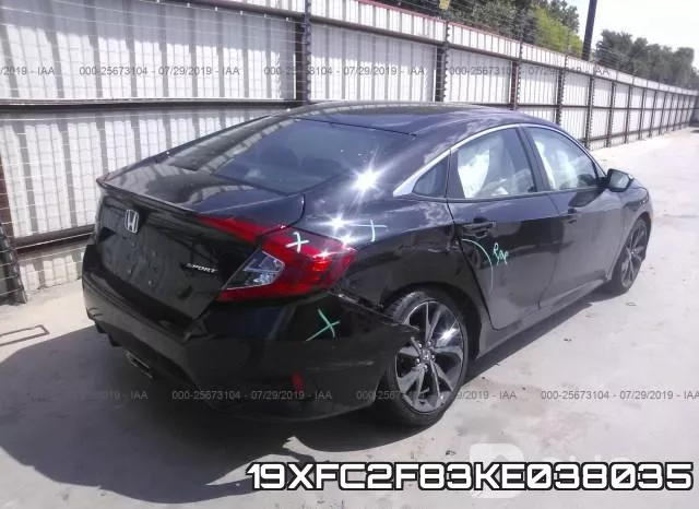 19XFC2F83KE038035 фото 5