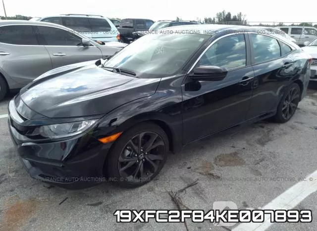 19XFC2F84KE007893 фото 3