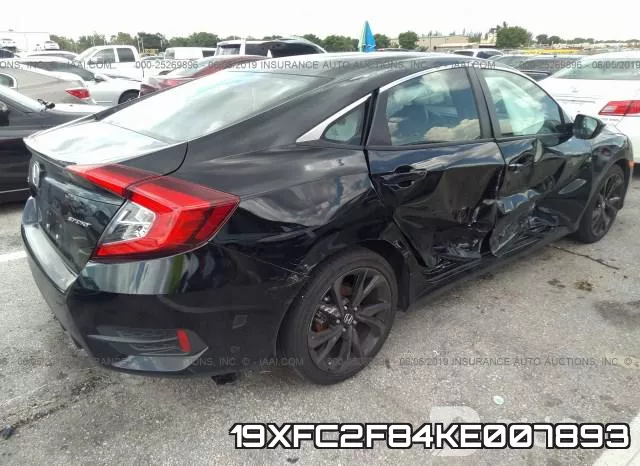 19XFC2F84KE007893 фото 5