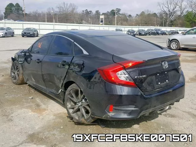 19XFC2F85KE007501 фото 4