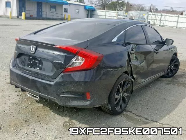 19XFC2F85KE007501 фото 5