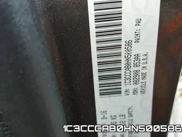 1C3CCCAB0HN500586 фото 2