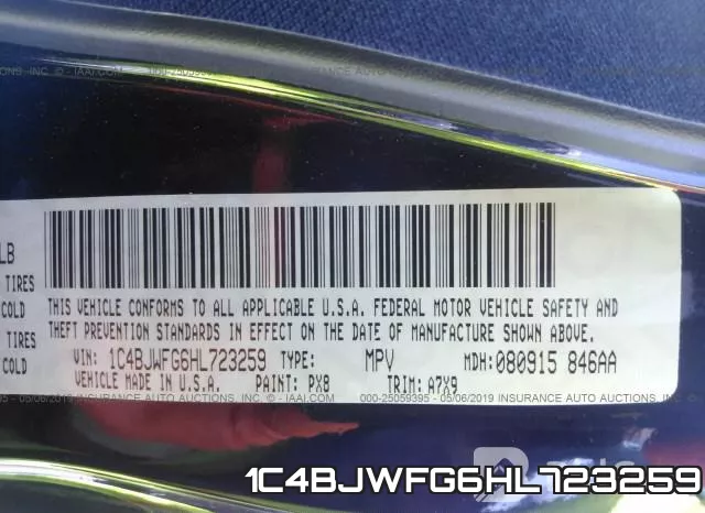 1C4BJWFG6HL723259 фото 10