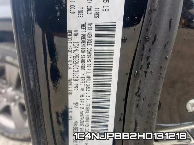 1C4NJPBB2HD131218 фото 2