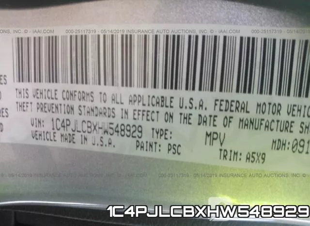 1C4PJLCBXHW548929 фото 10