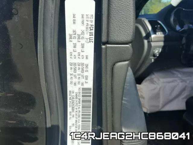 1C4RJEAG2HC868041 фото 2