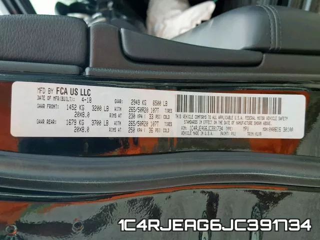 1C4RJEAG6JC391734 фото 2