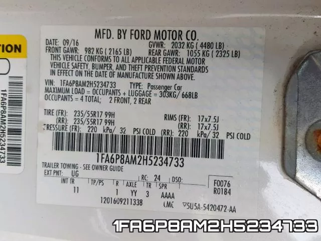 1FA6P8AM2H5234733 фото 2