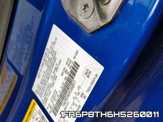 1FA6P8TH6H5260011 фото 2