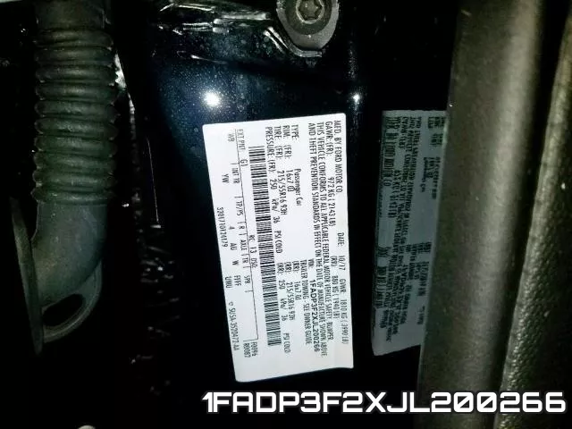 1FADP3F2XJL200266 фото 2