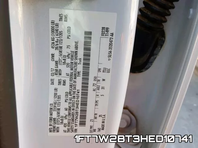 1FT7W2BT3HED10741 фото 2