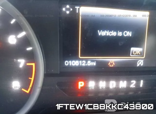 1FTEW1CB8KKC43800 фото 8