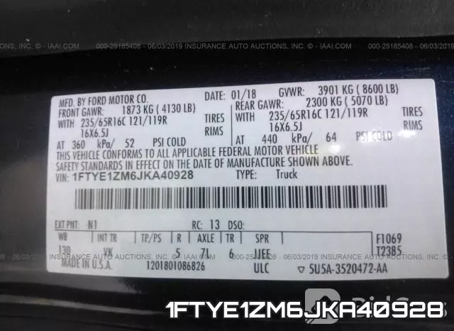 1FTYE1ZM6JKA40928 фото 10