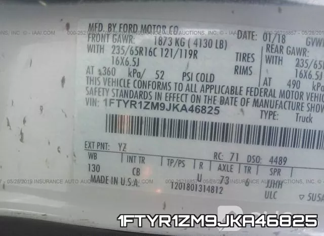1FTYR1ZM9JKA46825 фото 10