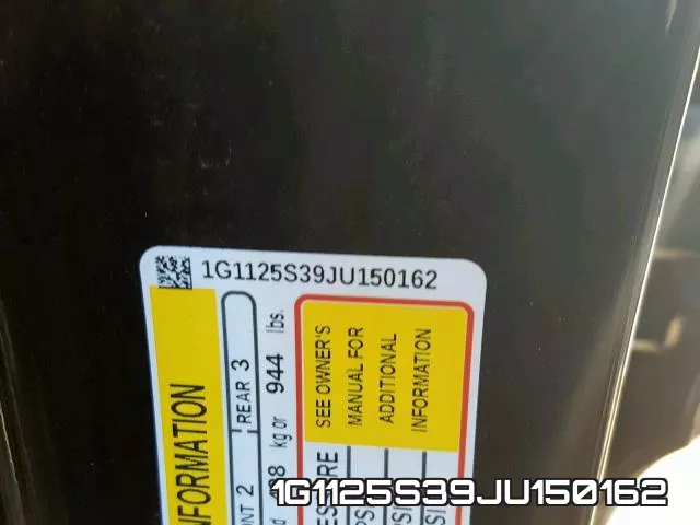 1G1125S39JU150162 фото 2