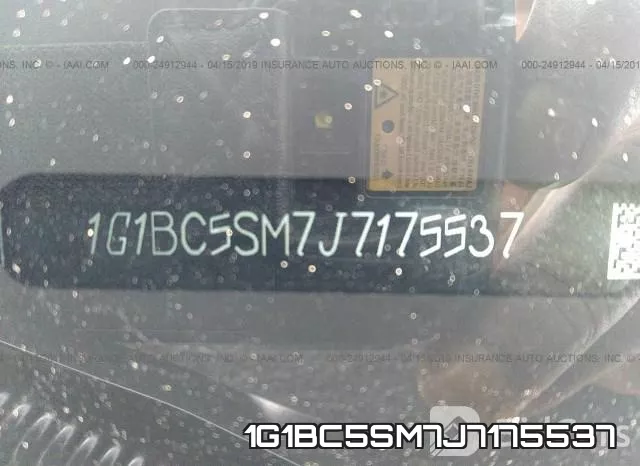 1G1BC5SM7J7175537 фото 10