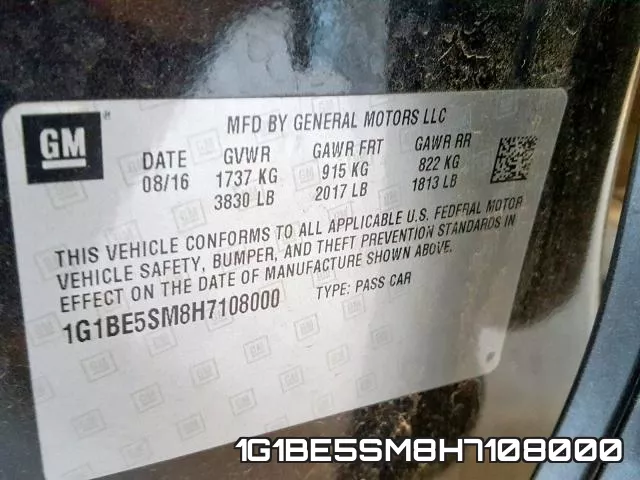 1G1BE5SM8H7108000 фото 2
