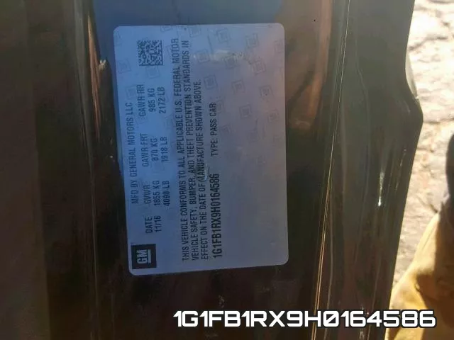 1G1FB1RX9H0164586 фото 2