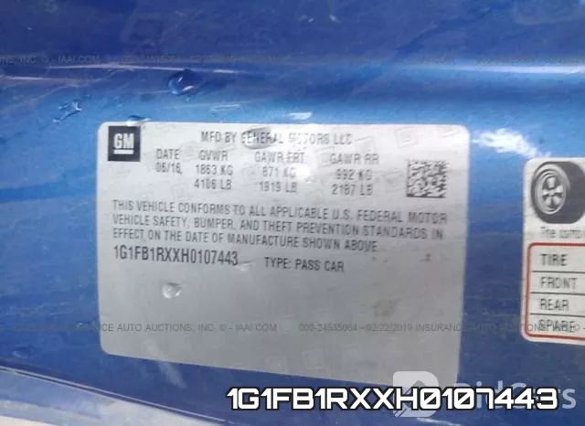 1G1FB1RXXH0107443 фото 10