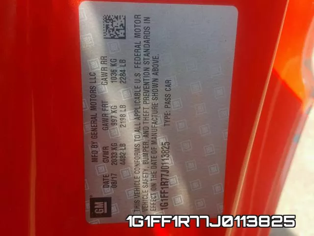 1G1FF1R77J0113825 фото 2