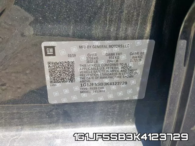 1G1JF5SB3K4123729 фото 2