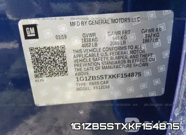 1G1ZB5STXKF154875 фото 10