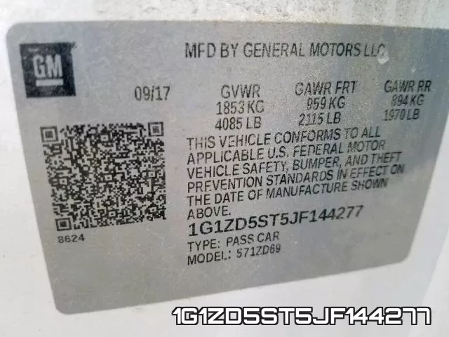 1G1ZD5ST5JF144277 фото 2