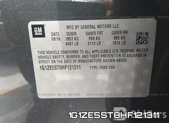 1G1ZE5ST8HF121311 фото 10