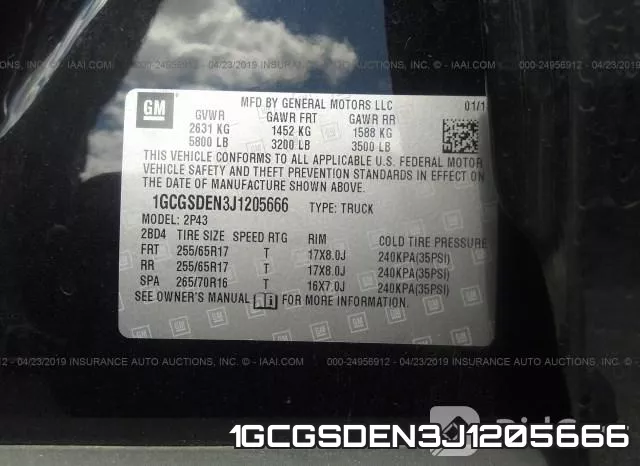 1GCGSDEN3J1205666 фото 10