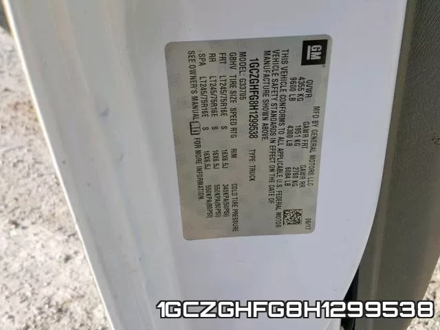 1GCZGHFG8H1299538 фото 2