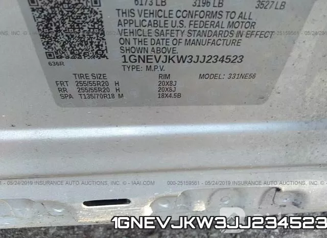 1GNEVJKW3JJ234523 фото 10