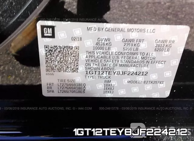 1GT12TEY8JF224212 фото 10