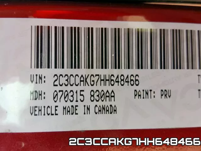 2C3CCAKG7HH648466 фото 2