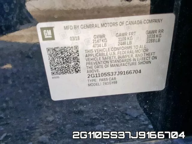 2G1105S37J9166704 фото 2