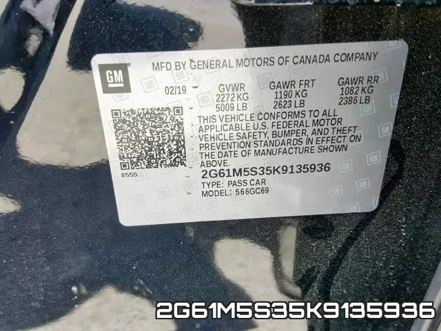 2G61M5S35K9135936 фото 2