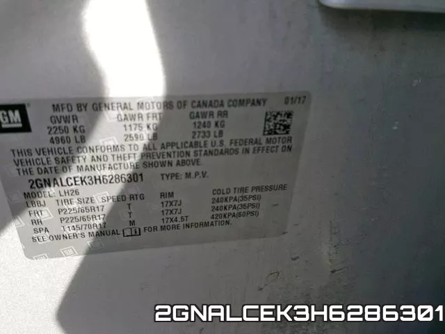 2GNALCEK3H6286301 фото 2