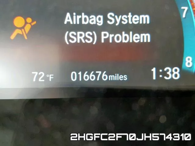 2HGFC2F70JH574310 фото 9