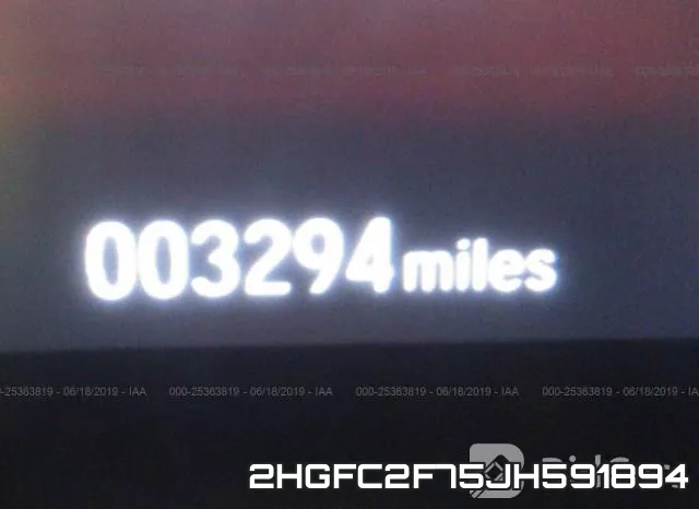2HGFC2F75JH591894 фото 8