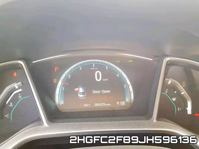 2HGFC2F89JH596136 фото 9