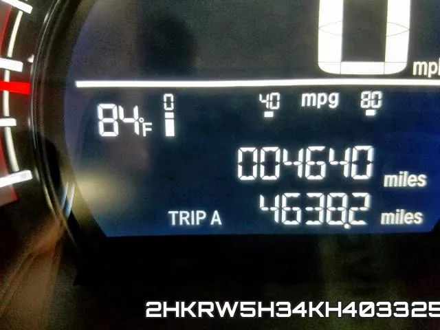 2HKRW5H34KH403325 фото 9