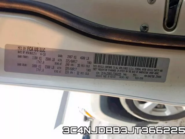 3C4NJDBB3JT366225 фото 2
