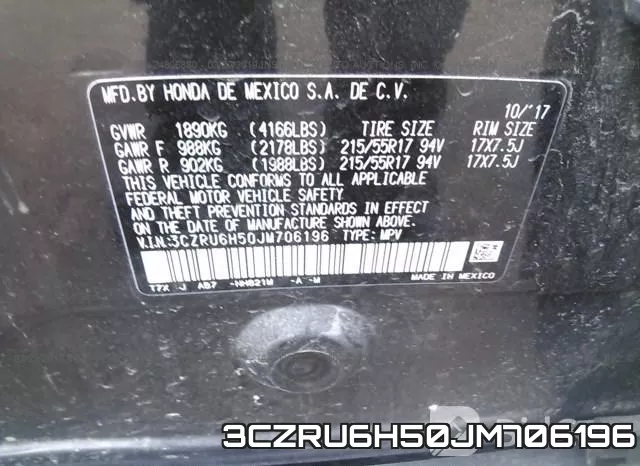 3CZRU6H50JM706196 фото 10