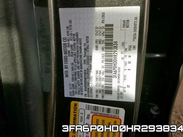 3FA6P0HD0HR293834 фото 2